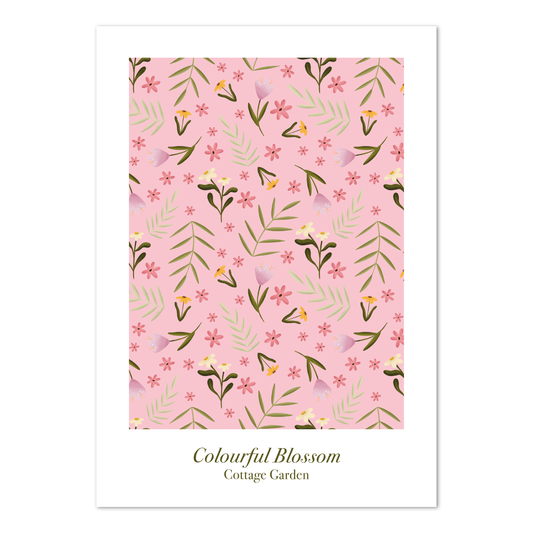 Poster | Colourful Blossom Roze
