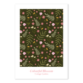 Load image into Gallery viewer, Poster | Colourful Blossom Groen