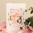 Load image into Gallery viewer, Wenskaart met envelop | Romantic Winter goudfolie