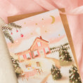 Load image into Gallery viewer, Wenskaart met envelop | Romantic Winter Deluxe goudfolie