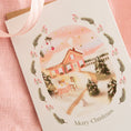 Load image into Gallery viewer, Wenskaart met envelop | Romantic Winter goudfolie