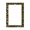 Load image into Gallery viewer, Notitieblok A6 | Colourful Blossom Groen