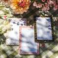 Load image into Gallery viewer, Notitieblok A6 | Colourful Blossom Groen