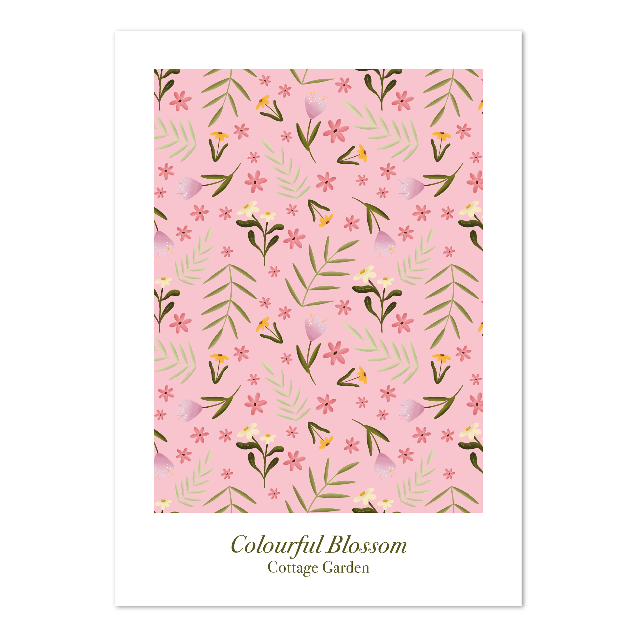 Poster | Colourful Blossom Roze