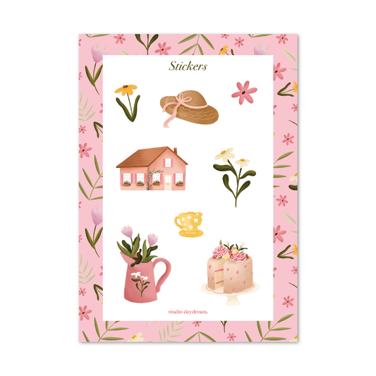 Stickersheet | Cottage Garden Collection