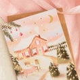 Load image into Gallery viewer, Wenskaart met envelop | Romantic Winter Deluxe goudfolie
