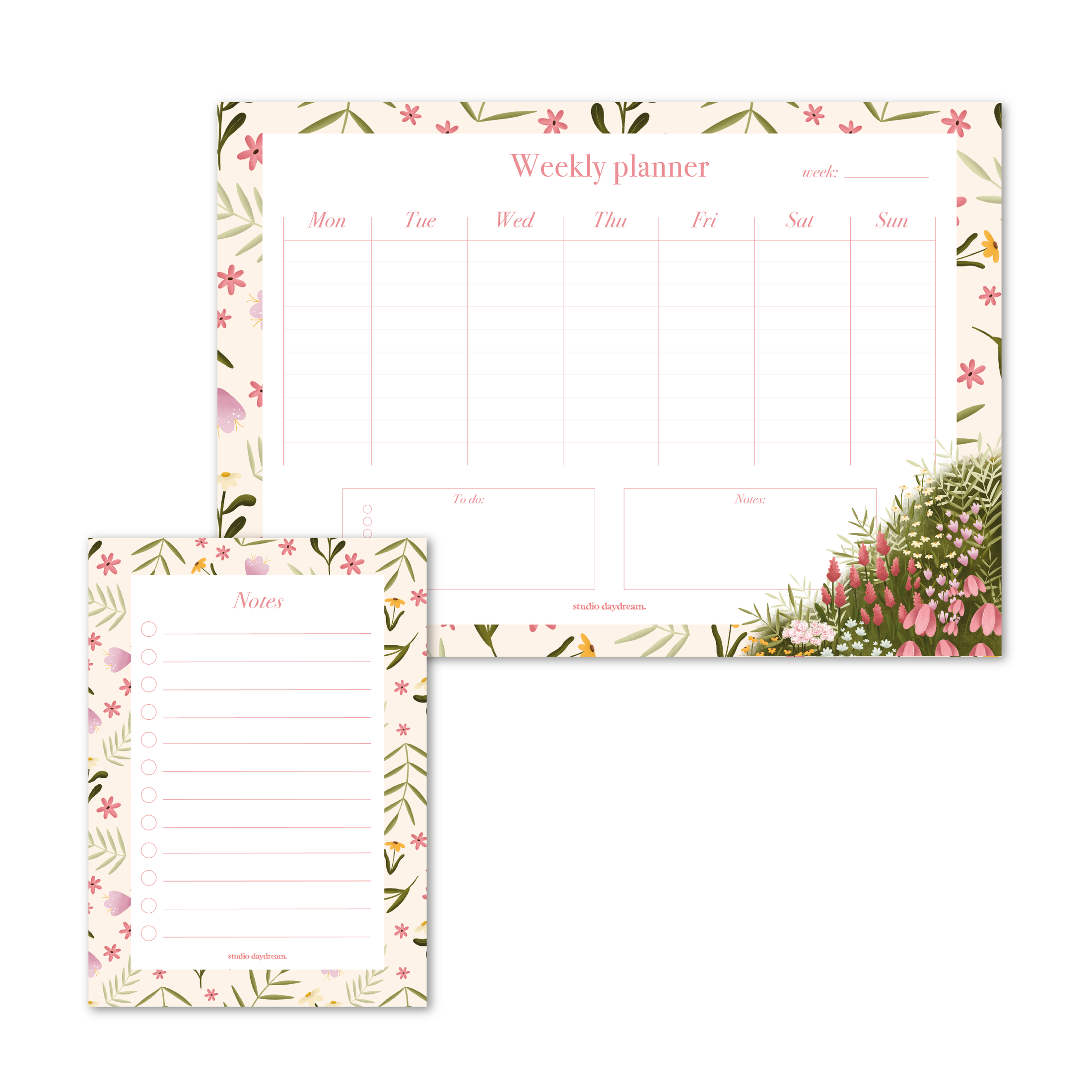 Organizer Set | Colourful Blossom Beige