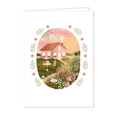 Load image into Gallery viewer, Wenskaart met envelop | Cottage Garden goudfolie
