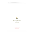 Load image into Gallery viewer, Wenskaart met envelop | Cottage Garden Deluxe goudfolie
