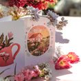 Load image into Gallery viewer, Wenskaart met envelop | Cottage Garden goudfolie
